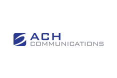 ACH Communications - Logo, website design, printed sales materials and event promotion